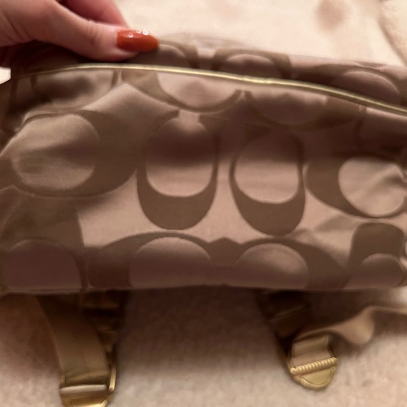 Gold coach backpack - Picture 3 of 15